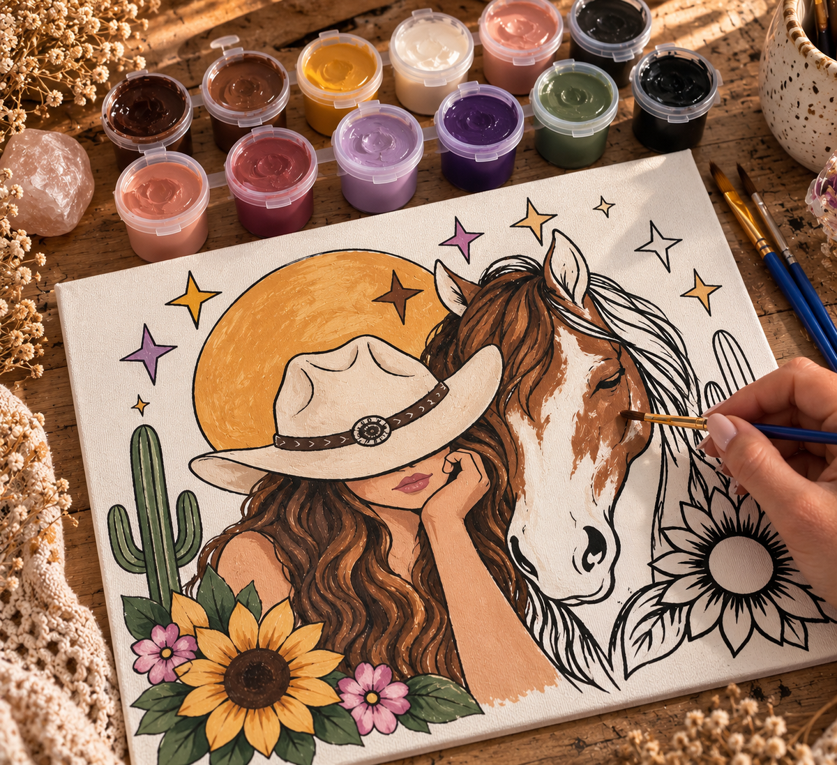 Large Art Box - Cowgirl Spirit